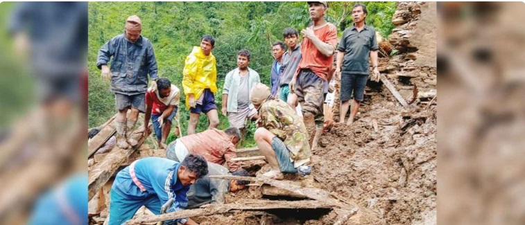 बागलुङमा पहिरोमा परी आठजनाको मृत्यु, दुई बेपत्ता चार जना घाइते